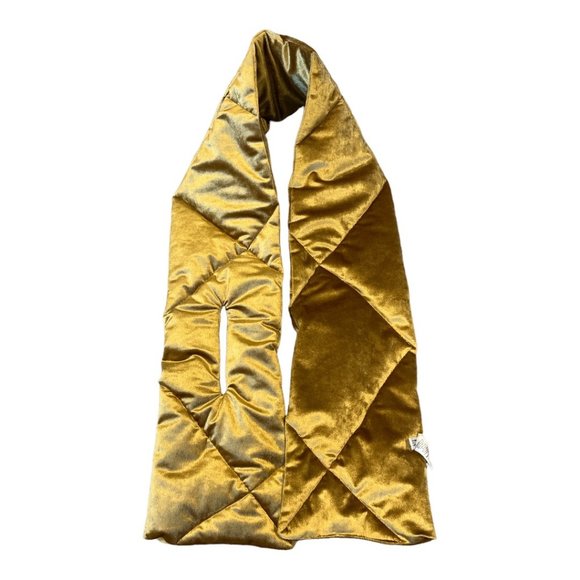 NWT LEITH Nordstrom Stunning Gold Scarf Wrap Thick Warm Gorgeous 62" x 7" - Picture 3 of 8